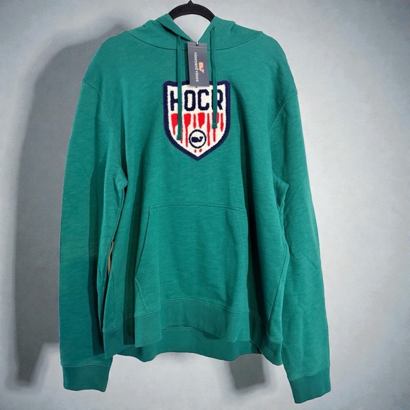 Vineyard Vines Boston Rowing HOCR Head Of The Charles Regatta Knit Hoodie NWT XL